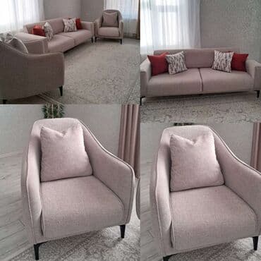 İşlənmiş, Divan, 2 kreslo, Bazasız, Açılan lalafo.az -da İşlənmiş, Divan, 2 kreslo, Bazasız, Açılan