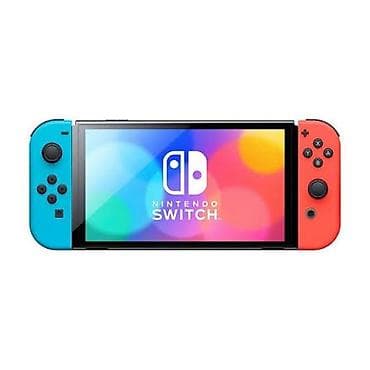 Nintendo Switch OLED (Neon Blue/Neon Red) - 7.0 düymlük canlı OLED lalafo.az -da Nintendo Switch OLED (Neon Blue/Neon Red) - 7.0 düymlük canlı OLED