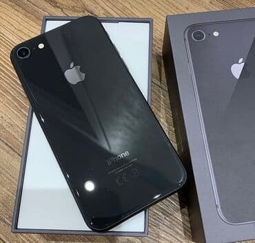 IPhone 8, Qara, Barmaq izi lalafo.az -da IPhone 8, Qara, Barmaq izi