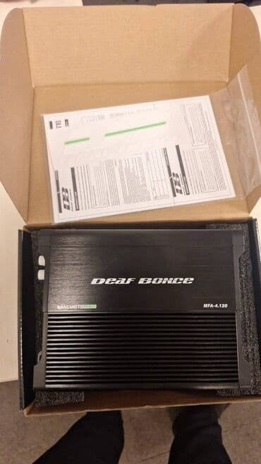 Machete MFA 4.120 səs gücləndirici. 4 kanal 120rms verir 4 ohmda lalafo.az -da Machete MFA 4.120 səs gücləndirici. 4 kanal 120rms verir 4 ohmda