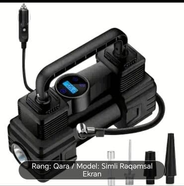 Batıq çıxaran alət: Qara rəngdə, rəqəmsal ekranlı, simli avtomobil təkərinin şişirdicisi lalafo.az -da — 6 Batıq çıxaran alət: Qara rəngdə, rəqəmsal ekranlı, simli avtomobil təkərinin şişirdicisi — 6