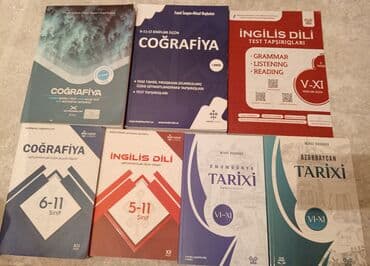 Məktəb və abituriyent hazırlığı üçün test və dərs vəsaitləri dəsti lalafo.az -da Məktəb və abituriyent hazırlığı üçün test və dərs vəsaitləri dəsti