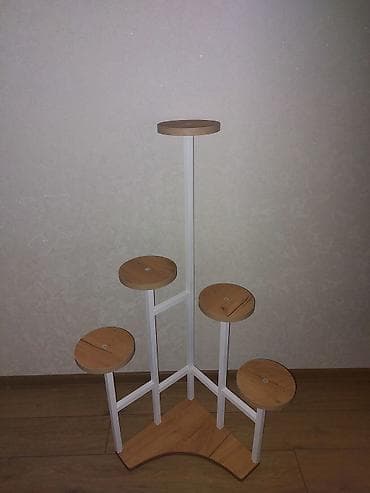 Bitki stendi – çoxsəviyyəli künc model - Dizayn: 5 platformalı lalafo.az -da — 3 Bitki stendi – çoxsəviyyəli künc model - Dizayn: 5 platformalı — 3