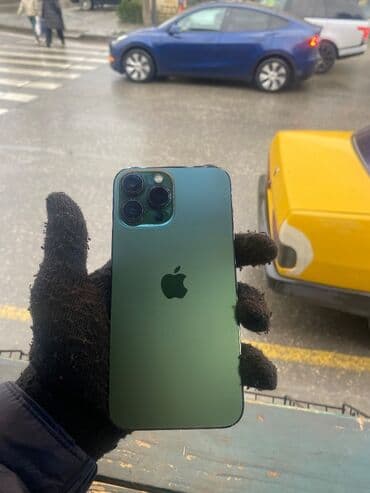 IPhone 13 Pro Max, 128 GB, Alpine Green, Face ID lalafo.az -da IPhone 13 Pro Max, 128 GB, Alpine Green, Face ID