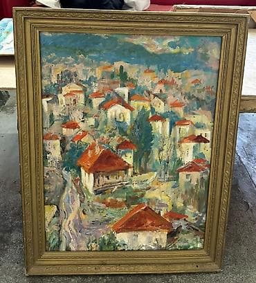 "Прибалтика". Холст, масло. Размеры: 61 × 47 см. Автор Мирзаага lalafo.az -da "Прибалтика". Холст, масло. Размеры: 61 × 47 см. Автор Мирзаага