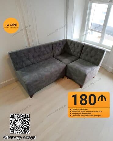 Künc divan, Mətbəx üçün, Açılan lalafo.az -da Künc divan, Mətbəx üçün, Açılan