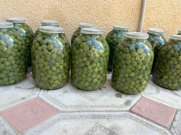 Məhsul: Şüşə bankalarda yaşıl zeytun (duzlu suda) Təsvir: - Təbii lalafo.az -da Məhsul: Şüşə bankalarda yaşıl zeytun (duzlu suda) Təsvir: - Təbii