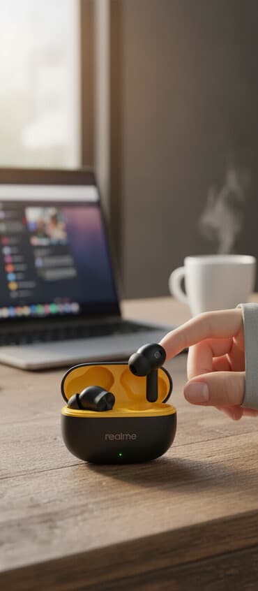 Yeni Simsiz (Bluetooth) Qulaqcıqlar, Realme, rəng - Qara lalafo.az -da Yeni Simsiz (Bluetooth) Qulaqcıqlar, Realme, rəng - Qara