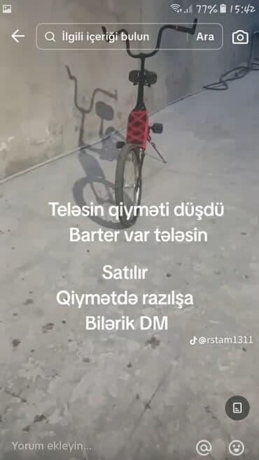 İşlənmiş Şəhər velosipedi Stels, 20", sürətlərin sayı: 32, Ünvandan götürmə lalafo.az -da İşlənmiş Şəhər velosipedi Stels, 20", sürətlərin sayı: 32, Ünvandan götürmə