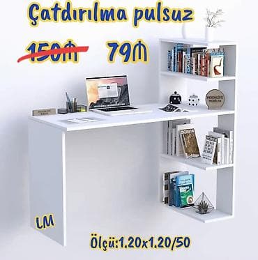 Künc masa, Stulsuz, Polkalı, Siyirməsiz, Sadə laminat lalafo.az -da Künc masa, Stulsuz, Polkalı, Siyirməsiz, Sadə laminat