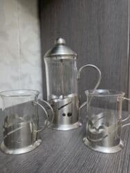 İşlədilməyib. 6 ədəd stəkan + çaynik lalafo.az -da İşlədilməyib. 6 ədəd stəkan + çaynik