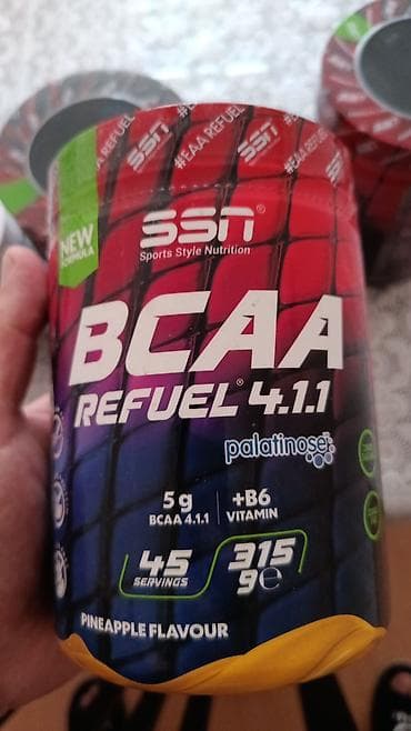 SSN Sports Style Nutrition BCAA Refuel 4:1:1 – ananas dadı - Yeni lalafo.az -da SSN Sports Style Nutrition BCAA Refuel 4:1:1 – ananas dadı - Yeni