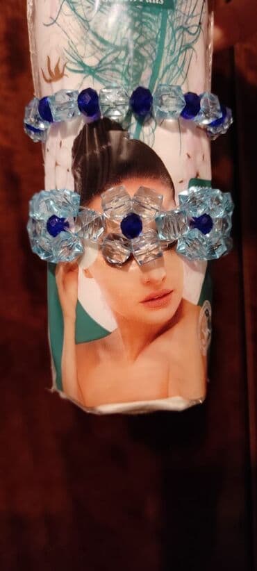 Kristal muncuqlardan 2 ədəd bilərzik, qol bağ. Gül bilərzik və sadə lalafo.az -da Kristal muncuqlardan 2 ədəd bilərzik, qol bağ. Gül bilərzik və sadə