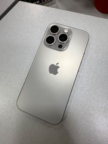 IPhone 15 Pro, 256 GB, Natural Titanium, Face ID, Simsiz şarj, Zəmanət lalafo.az -da IPhone 15 Pro, 256 GB, Natural Titanium, Face ID, Simsiz şarj, Zəmanət