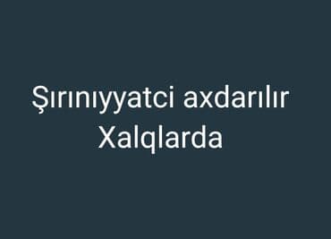 Aşpaz tələb olunur, Yarımfabrikatlar lalafo.az -da Aşpaz tələb olunur, Yarımfabrikatlar