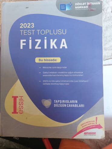 Fizika Testlər 10-cu sinif, DİM, 1-ci hissə, 2023 il lalafo.az -da Fizika Testlər 10-cu sinif, DİM, 1-ci hissə, 2023 il
