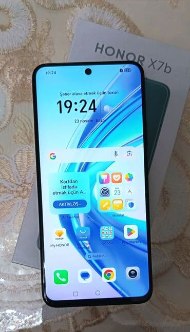 Honor X7b, 128 GB, rəng - Qara, Düyməli, Sensor, Barmaq izi lalafo.az -da Honor X7b, 128 GB, rəng - Qara, Düyməli, Sensor, Barmaq izi