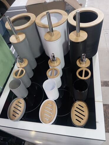 Vedrə,Şotka,sabun qabları Hamam aksesuarları dəst şəklində 3, rəngi lalafo.az -da Vedrə,Şotka,sabun qabları Hamam aksesuarları dəst şəklində 3, rəngi