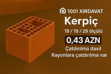 Boşluqlu gil kərpic, müxtəlif tikinti layihələri üçün istifadə olunan lalafo.az -da Boşluqlu gil kərpic, müxtəlif tikinti layihələri üçün istifadə olunan