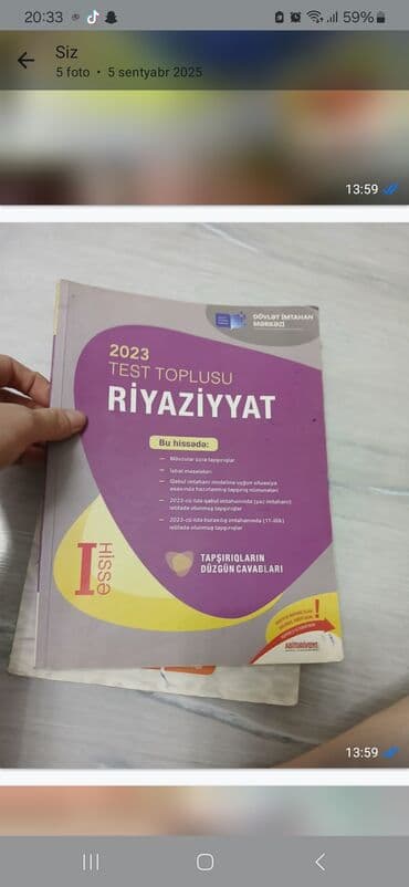 Riyaziyyat 11-ci sinif, 2023 il lalafo.az -da Riyaziyyat 11-ci sinif, 2023 il