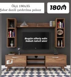 Tv stend tv alti sifarisle hazırlanır. ⚜️Rəng ve olcu seçimi var lalafo.az -da Tv stend tv alti sifarisle hazırlanır. ⚜️Rəng ve olcu seçimi var