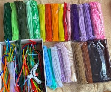 İplər, saplar: Məhsul: Rəngarəng “pipe cleaner” (chenille) dekorativ çubuqlar və əl lalafo.az -da — 1 İplər, saplar: Məhsul: Rəngarəng “pipe cleaner” (chenille) dekorativ çubuqlar və əl — 1