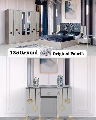 Yataq otağı dəsti – Original Fabrik Tərkib: - 4 qapılı şkaf: güzgülü lalafo.az -da Yataq otağı dəsti – Original Fabrik Tərkib: - 4 qapılı şkaf: güzgülü
