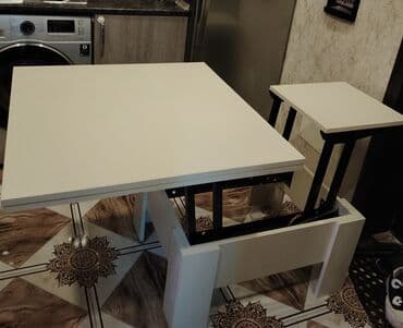 Jurnal masası, Transformer, MDF, Kvadrat masa lalafo.az -da Jurnal masası, Transformer, MDF, Kvadrat masa