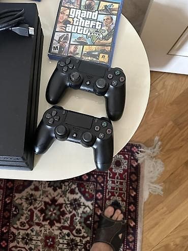 Sony Playstation 4 pro 1TB Qutusu var, 2 dualshok original, 2 şarj at lalafo.az Sony Playstation 4 pro 1TB Qutusu var, 2 dualshok original, 2 şarj