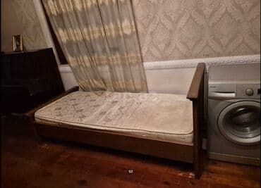 İşlənmiş, Təknəfərlik çarpayı, Bazasız, Matras ilə, Siyirməsiz, Azərbaycan lalafo.az -da İşlənmiş, Təknəfərlik çarpayı, Bazasız, Matras ilə, Siyirməsiz, Azərbaycan