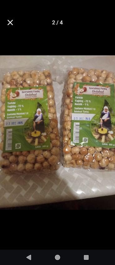 Məhsul: Qovrulmuş fındıq – Ordubad (Nənəmin Fındığı), dadı mohtesemdir lalafo.az -da Məhsul: Qovrulmuş fındıq – Ordubad (Nənəmin Fındığı), dadı mohtesemdir