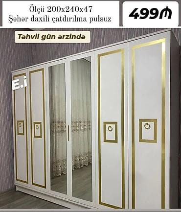 6 qapılı dolab Yep yeni 499 azn rəng seçimi var çatdırılma var lalafo.az -da 6 qapılı dolab Yep yeni 499 azn rəng seçimi var çatdırılma var