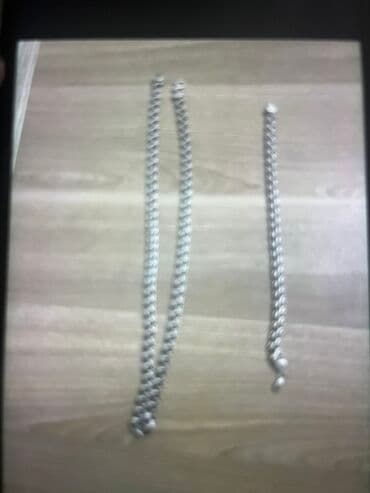 Kişi zəncir dəsti - Material: metal ərintisi, gümüşü rəng - Komplekt lalafo.az -da Kişi zəncir dəsti - Material: metal ərintisi, gümüşü rəng - Komplekt