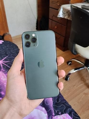 IPhone 11 Pro, 64 GB, Matte Midnight Green, Simsiz şarj, Face ID lalafo.az -da IPhone 11 Pro, 64 GB, Matte Midnight Green, Simsiz şarj, Face ID