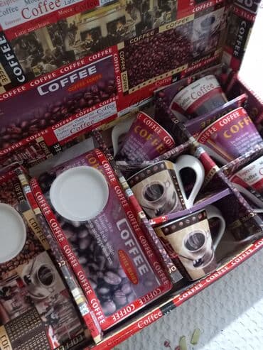 Qəhvə dəsti, rəng - Ağ, Keramika, 6 nəfərlik, Türkiyə lalafo.az -da Qəhvə dəsti, rəng - Ağ, Keramika, 6 nəfərlik, Türkiyə