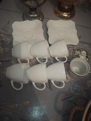 Çay dəsti, rəng - Ağ, Keramika lalafo.az -da Çay dəsti, rəng - Ağ, Keramika