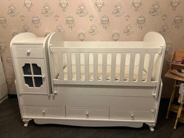 Oğlan və qız üçün, Dördbucaq, Beşik, Dəstsiz, Matras ilə, Yellənmə mexanizmsiz lalafo.az -da Oğlan və qız üçün, Dördbucaq, Beşik, Dəstsiz, Matras ilə, Yellənmə mexanizmsiz