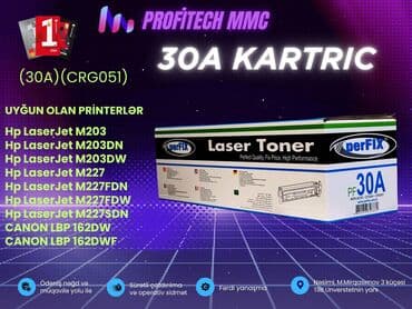 🖨 Katric 30A (CF230A CRG051) – Kartric Satışı 📞 Əlaqə: 050 492 68 34 lalafo.az -da 🖨 Katric 30A (CF230A CRG051) – Kartric Satışı 📞 Əlaqə: 050 492 68 34