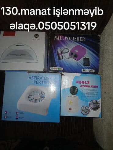 Manikür üçün peşəkar avadanlıq dəsti: - LED/UV lampa, 48W – gel lalafo.az -da Manikür üçün peşəkar avadanlıq dəsti: - LED/UV lampa, 48W – gel