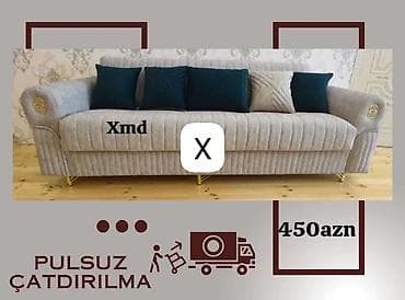 Məhsul: 3 nəfərlik yumşaq divan - Rəng: Açıq boz (toxumalı parça) - lalafo.az -da Məhsul: 3 nəfərlik yumşaq divan - Rəng: Açıq boz (toxumalı parça) -