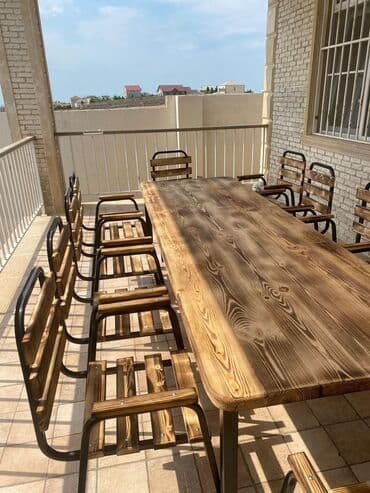 Balkon üçün, Yeni, Açılmayan, Dördbucaq masa, 12 stul lalafo.az -da Balkon üçün, Yeni, Açılmayan, Dördbucaq masa, 12 stul