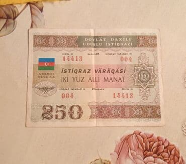 İstiqraz vərəqəsi. İstiqraz çeki.
Облигация lalafo.az -da İstiqraz vərəqəsi. İstiqraz çeki.
Облигация