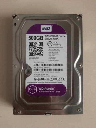 Sərt disk (HDD) Western Digital (WD), 512 GB, 5400 RPM, 3.5", Yeni lalafo.az -da Sərt disk (HDD) Western Digital (WD), 512 GB, 5400 RPM, 3.5", Yeni
