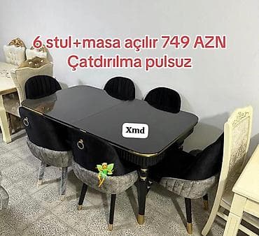 Qonaq otağı üçün, Yeni, Açılan, 6 stul lalafo.az -da Qonaq otağı üçün, Yeni, Açılan, 6 stul