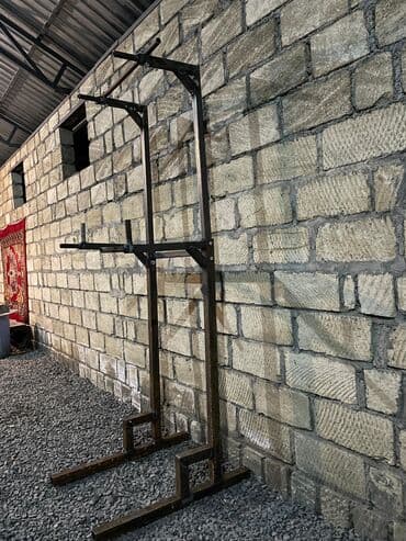 Metaldan hazırlanmış çoxfunksiyalı güc stendi - Üst hissədə dartınma at lalafo.az — 3 Metaldan hazırlanmış çoxfunksiyalı güc stendi - Üst hissədə dartınma — 3