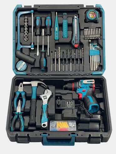 Крепежные изделия: Universal elektrikli alət dəsti – sərt plastik çamadan içində tam at lalafo.az — 2 Крепежные изделия: Universal elektrikli alət dəsti – sərt plastik çamadan içində tam — 2