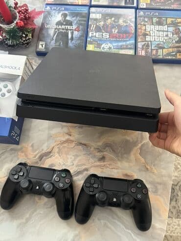 Москвич: PlayStation 4 Slim komplekt - PS4 Slim konsolu (qara rəng) - 2 ədəd at lalafo.az — 2 Москвич: PlayStation 4 Slim komplekt - PS4 Slim konsolu (qara rəng) - 2 ədəd — 2