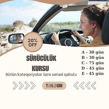 Sürücülük kursu lalafo.az -da Sürücülük kursu