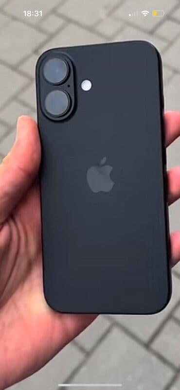 IPhone 16, 128 GB, Qara, Face ID lalafo.az -da IPhone 16, 128 GB, Qara, Face ID