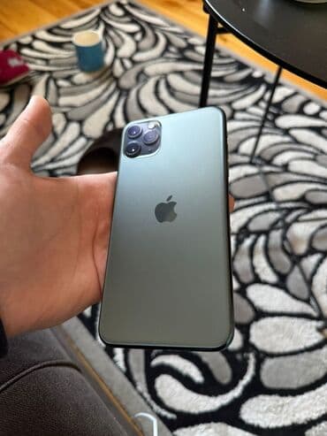 IPhone 11 Pro, 256 GB, Matte Midnight Green, Face ID lalafo.az -da IPhone 11 Pro, 256 GB, Matte Midnight Green, Face ID